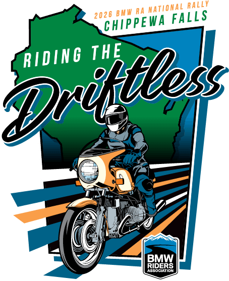 Riding the Driftless BMW RA 2026 Rally logo