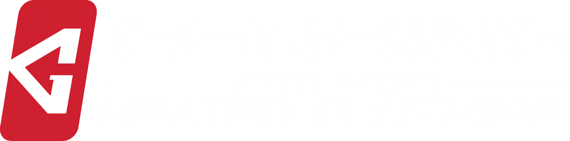 Gerbing Heated Clothing white letter logo